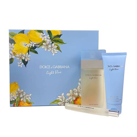 dolce gabbana light blue gift set